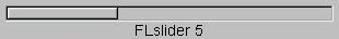 FLslider - une réglette horizontale pleine (itype=1).